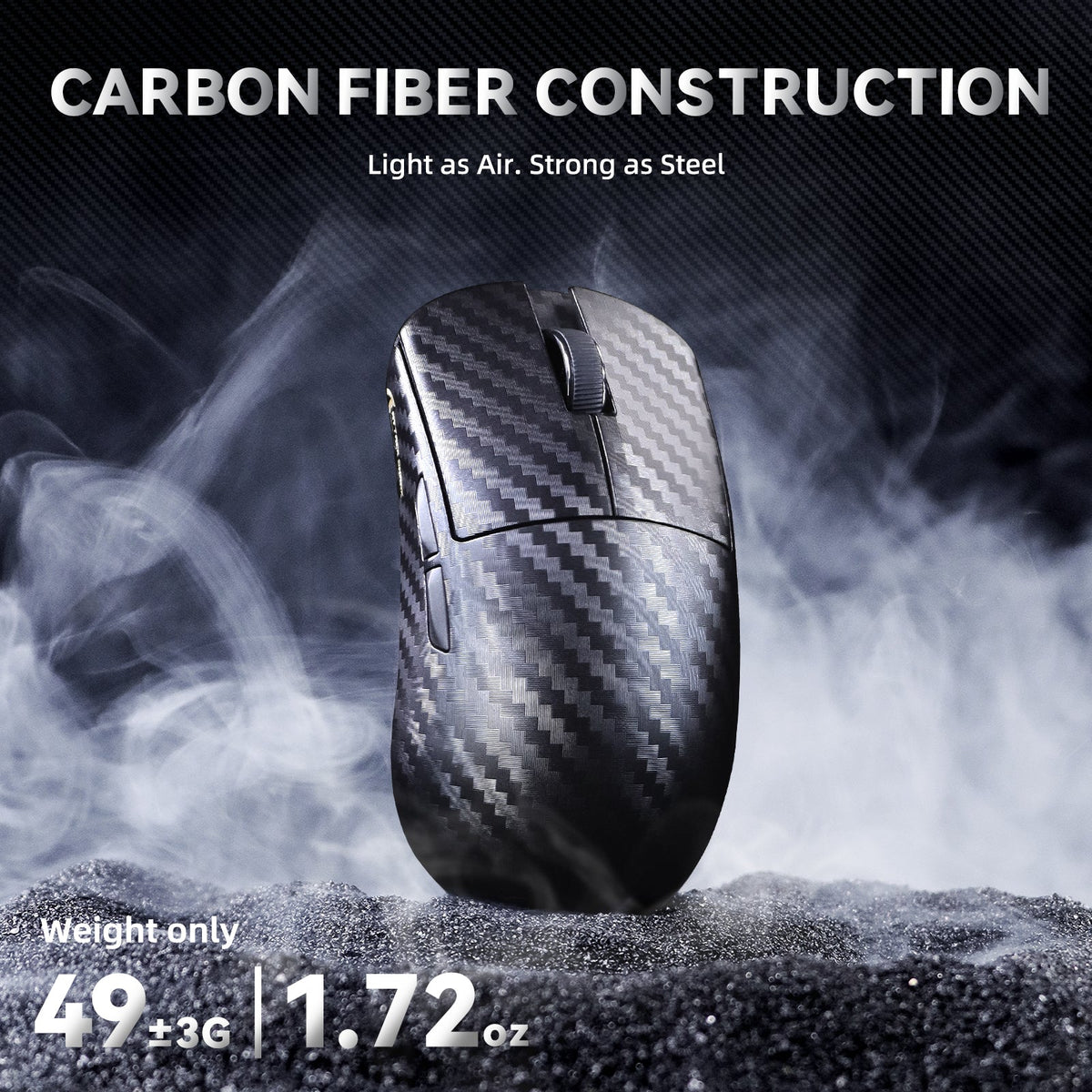 Attack Shark R11 Ultra Carbon Fiber White