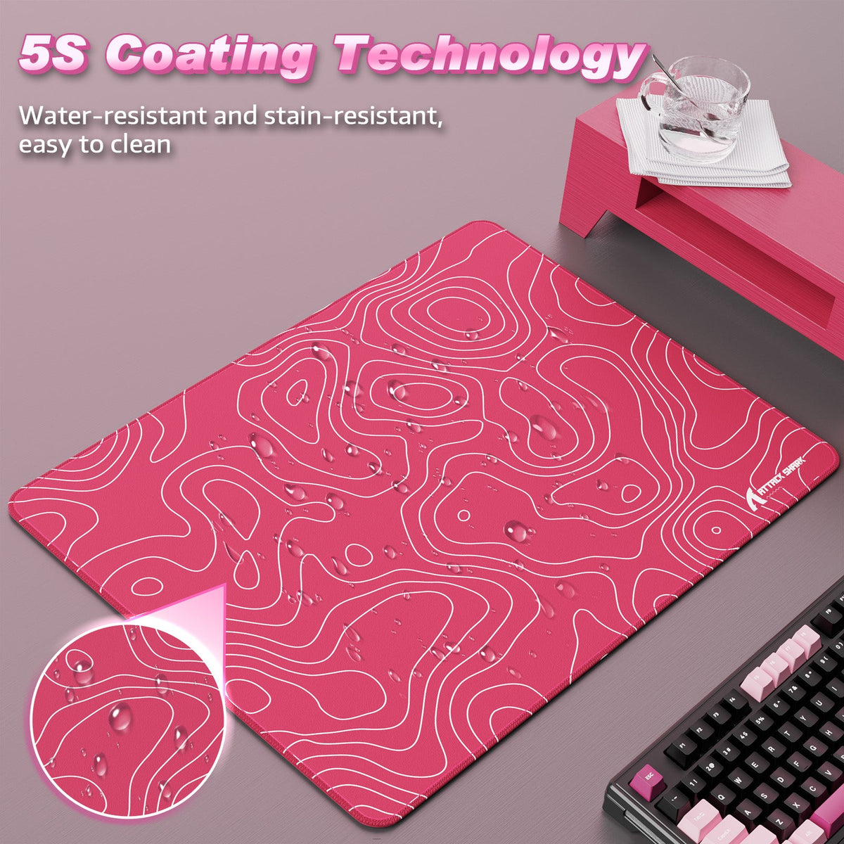 Berry Red Contours