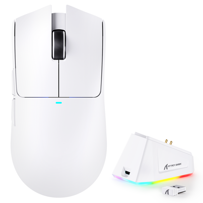 Attack Shark X11 s RGB nabíjecí kolébkou